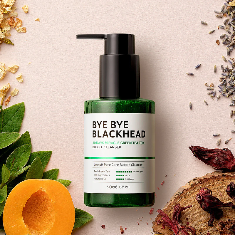 Some By Mi Bye Bye Blackhead 30 Days Miracle Green Tea Tox Bubble Cleanser